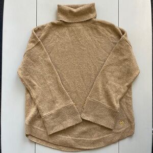 Michael Kors Warm Merino Wool Blend Turtleneck Long Sleeve Sweater Size L